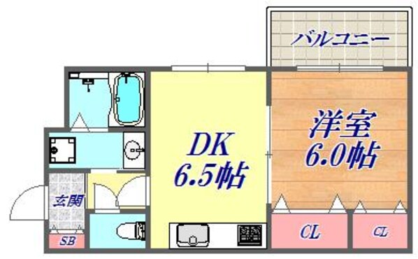 大林マンションの物件間取画像